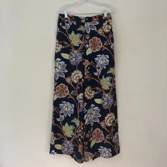 Anthropologie x Maeve Sunshine Wide-Leg Pants Size 8 NWT - Picture 7 of 9